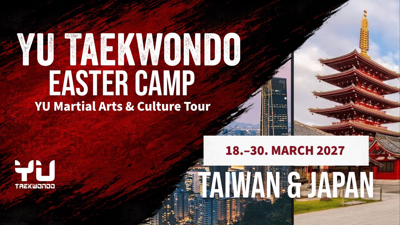 YU Taekwondo Easter Camp 2027 Taiwan and Japan